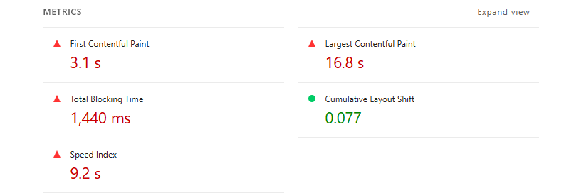 Показатели технической SEO оптимизированности сайта на Тильде под мобильные устройства